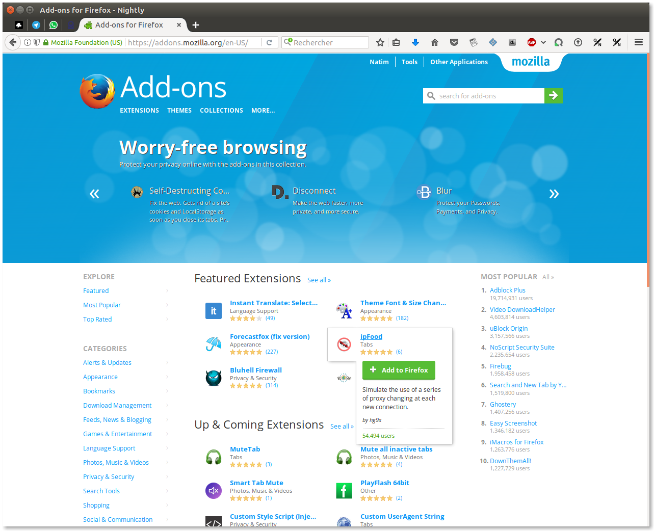 10 reasons to give another chance to Firefox Nightly // Service de ...